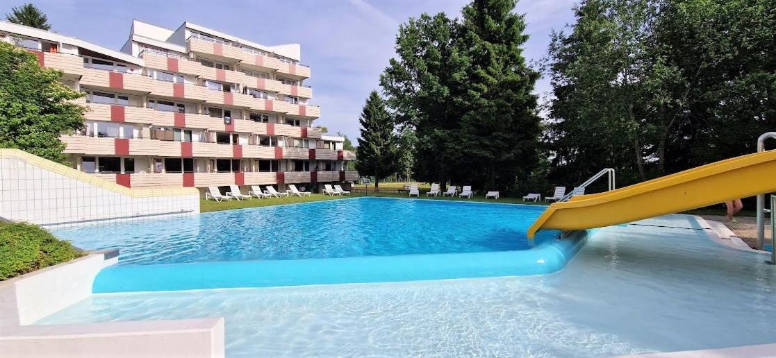 Pools, Sauna Und Balkon Mit Panoramablick Sankt Englmar Exteriör bild