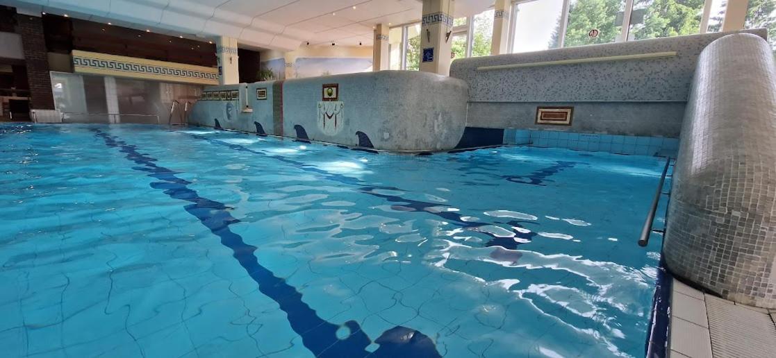 Pools, Sauna Und Balkon Mit Panoramablick Sankt Englmar Exteriör bild